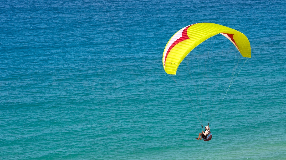 Paragliding, Rainbow Beach, Queensland